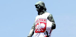 Tadeusz Kościuszko kibicuje reprezentacji Polski