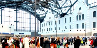 Tak powstawał dworzec Łódź Fabryczna