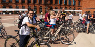 Orkiestra dzwonków rowerowych zagrała w Manufakturze