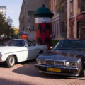 Samochody zabytkowe klubu Classic Cars na Piotrkowskiej
