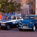 Samochody zabytkowe klubu Classic Cars na Piotrkowskiej