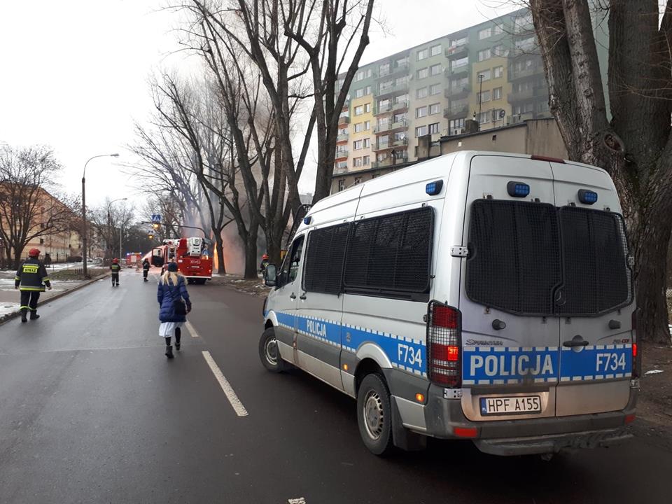 Wybuch gazu na ul. Lutomierskiej