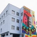 Spółdzielnia Elektrotechniczna POKÓJ - mural Magdaleny Ćwik