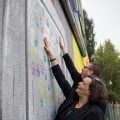 Spółdzielnia Elektrotechniczna POKÓJ - mural Magdaleny Ćwik