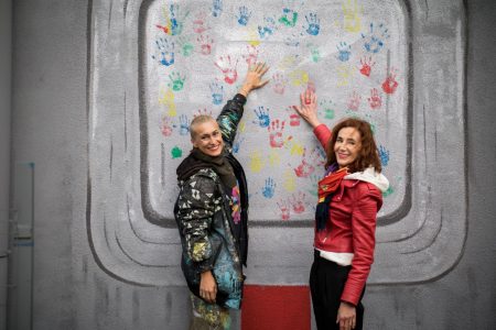 Spółdzielnia Elektrotechniczna POKÓJ - mural Magdaleny Ćwik