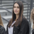 Miss Polonia Województwa Łódzkiego na dworcu Łódź Fabryczna